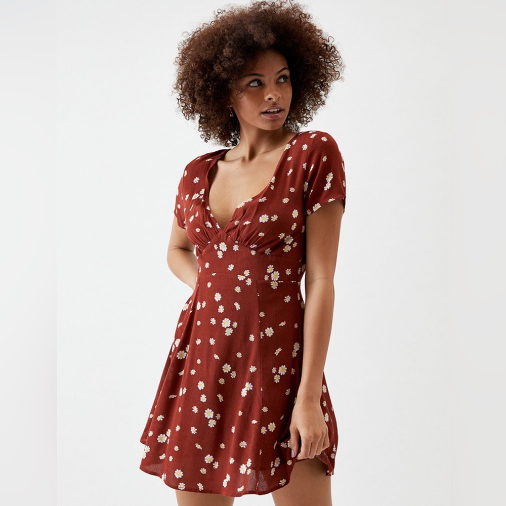 LA Hearts Bodice Swing Dress